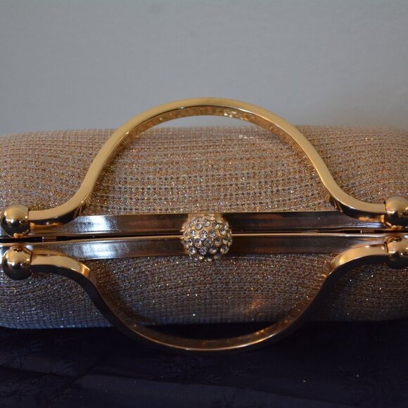 All-matching Evening Bag for Women Girl Chain Strap Shoulder Bag Shining Evening - Picture 3 of 6